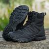 Tênis Tático de Campo de Treinamento Outdoor de Tamanho Grande para Cruzamento de Fronteiras Botas de Combate para Treinamento de Montanhismo Caminhada Camuflagem Cáqui Verde Preto