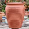 Maceta de terracota transpirable sin esmaltar color rojo buganvilia maceta grande de barro sin esmaltar rosa maceta de cerámica de tubo alto maceta para suculentas y pilas viejas