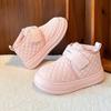 Botas de Nieve para Niños 2025 Invierno Nuevo Estilo Botines de Terciopelo para Niñas Botas Cálidas Impermeables Gruesas Zapatos Grandes de Algodón para Bebé