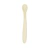 Cuchara de Silicona para Alimentar Bebés Cuchara de Entrenamiento Primera Etapa Vajilla para Bebés Suministros para la Alimentación Punta Suave Cuchara para Destete de Bebés