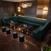 Sofá KTV lujo ligero sensación de alta gama mesa y sillas de bar sala de fiesta discoteca sala privada pequeño bar combinación de mesa de café luminosa
