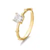 Anillo de Línea Huevo de Paloma de Moda de Lujo Ligero con Incrustaciones de Circonita de Cobre de Venta Caliente Transfronteriza Anillo de Estilo Mid-Century de Gama Alta para Mujer