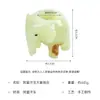 Portavelas de Elefante de Jade Afgano Europeo y Americano Transfronterizo Artesanías de Piedra Cruda de Cristal Natural Adornos Creativos de Escritorio para el Hogar