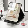 Espejo pequeño plegable Espejo especial para vestidor para dormitorio de estudiantes para mujer Portátil para hombre Portátil para el hogar Escritorio Espejo cosmético para viaje