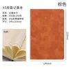 Caderno A5 Espesso Couro PU Couro de Ovelha Trabalho Papel Daolin Conjunto de Livro de Registro para Reunião de Negócios Bloco de Notas Logo