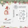 Adesivos de parede divertidos para animais de estimação com pernas longas e tema de Natal para quartos e salas de estar, Decorações de janela de Natal, Autoadesivos, Adesivos de vidro à prova d'água