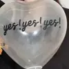 Adereços para Fotografia de Pedido de Casamento Vestido de Noiva Balão Importado Adesivo Decorativo Balão Expressão de Aniversário Coreia do Sul Foto Amor