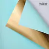 Papel Envoltorio de Flores al por Mayor con Lámina Dorada, Elegante Papel de Estilo Europeo para Envolver Ramo, Suministros para Florería para Ceremonias de Apertura