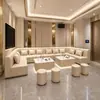 Mesa de café sofá KTV sala privada club privado bar pequeño cabina de bar transparente sofá semicircular barra en forma de U en forma de L