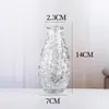 Jarrón Pequeño de Vidrio Estilo Retro Francés Ins Transparente Contenedor para Arreglo Floral Hidropónico Adorno de Decoración de Mesa