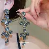 Brincos de Franja Flor de Gota d'Água em Acrílico Novos Transfronteiriços Nicho Sensação de Alto Padrão Brinco Tendência da Moda Acessórios de Brinco Versáteis
