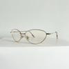 Gafas de Sol Ojo de Gato Metálicas Retro Coreanas para Mujer 2025 Nuevo Estilo Personalizadas Fotografía Callejera Marrones Redondas para Cara Redonda con Protección UV