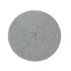 Jogo Americano Redondo Simples Estilo Ins Cor Sólida Nórdica Feito à Mão Antiderrapante Isolante Térmico Base para Tigela Tapete para Prato de Restaurante Ocidental Porta-copos