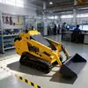 Fabricante de Minicargadoras Compactas Carretilla Elevadora Pequeña Multifuncional Puede Girar en su Lugar y Tiene Múltiples Usos