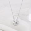 Collar de asta de plata de ley s999 Dongdaemun New Mori Jianye Ciervo Tiene Tu Cadena para Clavícula Joyería del Día de San Valentín