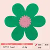 Gancho de Mão Imitação Cor Macaron Toalha Imitação Caxemira Flor Bordada Tecido Patch Roupas Femininas Roupas Infantis Patch Decorativo Patch