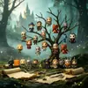 Estación Independiente Transfronteriza Calendario de Adviento Dungeons & Dragons Cuenta Regresiva Caja Sorpresa Decoración de Árbol de Navidad Colgante Acrílico
