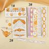 Molde de silicona combinado serie relieve de corte estilo retro decorativo repujado para borde de pastel de fondant para hornear estilo europeo