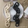 Artesanías de Cadena de Madera Maciza Transfronterizas Anillo de Cadena de Madera Colgante Granja Moderna Sección de Cadena de Madera Decoración del Hogar Adornos de Cadena de Madera