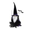 Fabricante transfronterizo de decoración de Halloween al por mayor decoraciones para fiestas muñeco de murciélago sin rostro anciano figura de gnomo