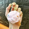 Llavero de peluche lindo transfronterizo, colgante de bolsa de moda, llavero de coche, regalo de máquina de garras, venta al por mayor de comercio exterior
