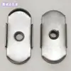 Fornecimento do Fabricante Luva Interna de Folha de Flandres Dentes Retangular Soldado Fixador Porca Interna Conector de Tubo Quadrado