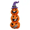 Nuevo producto transfronterizo: Decoraciones de Halloween, manualidades de resina de calabaza sonriente estilo europeo, adornos de escritorio para el hogar