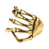 Nuevos Pendientes de Clip para Oreja Sin Perforar Estilo Punk Calavera Mano Columna Vertebral Personalidad Retro Moda Europea y Americana Venta al por Mayor