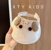 Chapéu de Pescador para Bebê Estilo Coreano Verão Malha Respirável Desenho Animado Super Fofo Chapéu de Sol para Bebê ao Ar Livre para Meninos e Meninas