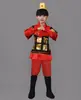 Traje Antigo Infantil Armadura do General Zhao Zilong, Uniforme de Soldado da Guarda Antiga de Mulan, Armadura, Trajes de Performance Masculino e Feminino