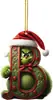 Decoraciones de Letras del Grinch de Amazon Decoraciones Navideñas Adornos para el Árbol de Navidad Decoraciones para Colgar en el Coche Dibujos Animados