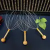 Venda Direta Massageador de Cabeça Polvo, Garra Massageadora de Cabeça de Arame de Aço, Massageador Manual de Pontos de Acupuntura do Couro Cabeludo Polvo