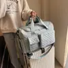 Bolsa de Viaje Portátil Plegable, Separación de Seco y Húmedo, Resistente al Desgaste y Práctica Bolsa de Maternidad, Compartimento Independiente para Zapatos, Bolsa para Deporte y Fitness