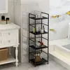 Estantería de Almacenamiento para Baño Jub de Pie para Esquina del Baño Estantería de Almacenamiento para Esquina del Inodoro del Hogar Cocina