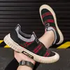 Nuevos zapatos de lona para hombre 2026 primavera-verano zapatos con panel de malla transpirables versátiles zapatos para hombre estilo coreano modernos mocasines slip-on