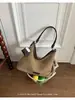 Bolsa Transversal Tecida com Recortes Estilo Comércio Exterior Outono Feminina 2026 Nova Grande Capacidade para o Dia a Dia Bolsa de Ombro Único Bolsa Tote Tendência