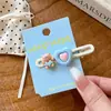 Lindo Oso Nube Estrella Dibujo Animado Pasador Femenino Flequillo Lateral Cabello Suelto Pinza de Pato Accesorios para el Cabello Cinta para el Cabello Pasador Tocado