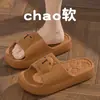 2026 Novo Modelo Chinelos Antiderrapantes com Estampa de Capivara para Uso Interno Masculino, Antiodor, Chinelos Silenciosos para o Verão