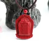 Pendente Guan Yu Ouro Roxo Areia Paz e Prosperidade Pingente de Colar de Cinábrio Fábrica Atacado Fornecimento ao Vivo S2070113