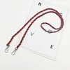 Bolso cruzado de un solo hombro versátil con cadena, bolso de moda para mujer, correa de cadena de cuero, correa de cordón para teléfono, correa de repuesto para bolso, accesorios de hardware