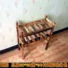 Estante para Tienda de Hot Pot Estante de Madera Maciza de Múltiples Capas Estante de Verduras Carbonizadas Estante de Madera de Fuego de Tres Capas Cocina Hotel Envío Gratis