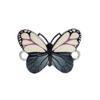 Nuevo Anillo Doble Esmalte Colorido Aleación Estampado Animal Mariposa Colgante Doble de Fondo Plano Accesorios para Joyería DIY Productos Semi-Terminados