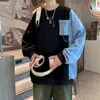 Moletom Masculino Jovem Novo Estilo Primavera e Outono 2026, Marca da Moda Corte Solto Roupas Masculinas, Versátil e Estiloso Nova Tendência