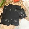 Tarjeta para Aretes de Tela Tela Suave de Algodón Collar Sencillo Avanzado Anillo para el Cabello Aretes Tarjeta de Joyería Empaque Etiqueta con logo