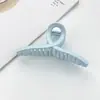 Garra de Cabelo Grande e Estilosa Personalizada Presilha de Plástico Tipo Garra Presilha Tubarão Cor Sólida Fosca Garra de Cabelo Presilha para Coque