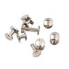 Cinturón Cinturón Cinturón Cinturón Cinturón Cinturón Tornillo 10mm Cara Latón Puro Tornillo Hembra Accesorios para Cinturón Tornillo en forma de I Dorado Plateado
