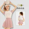 Traje de baño para mujer Happy Yuan, Estilo Dulce, Vestido de una pieza a contraste de color, Cierre trasero, Copas extraíbles, Secado rápido, Traje de baño para vacaciones y aguas termales