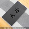 Bandeja de Té de Piedra Natural Negra Dorada Accesorios para Mesa de Té Incrustada para Hogar Cubierta de Piedra Entera Mesa de Té con Fuga