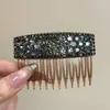 Peine Pinza para el Cabello con Moño Estampado de Leopardo, Peine de Alta Gama Exquisito, Accesorio de Pasador para Flequillo Lateral de Corona Alta