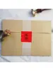 Sello de Etiqueta de Té Fruta Seca Caja de Empaque Dorada Pegatina Cintura Bolsa Corazón Festival de Primavera Caja de Pegatinas Papel Cigarrillo Empaque de Espolvoreo Postre Pegamento Seco